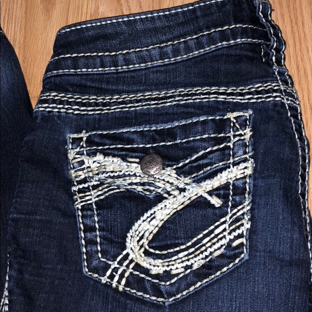 Silver jeans